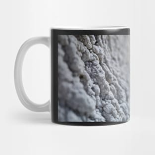 Salt crystals on a wall in a salt mine Mug